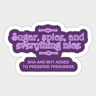 Sugar&Spice Sticker